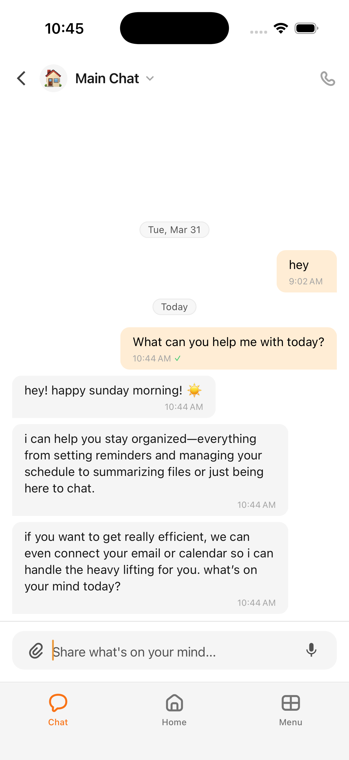 Kyona replying with an overview of what it can help with